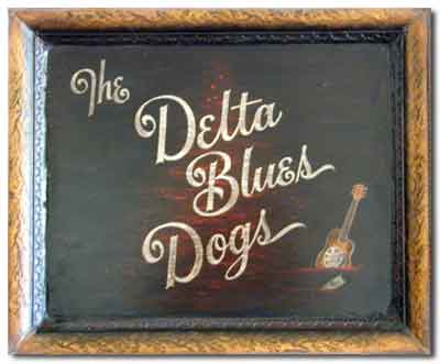 delta blues dogs ARTWORKby Harry Lowe